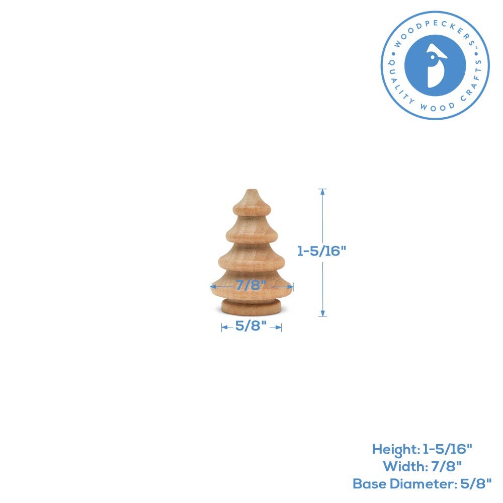 Small Wooden Christmas Decoration Tree