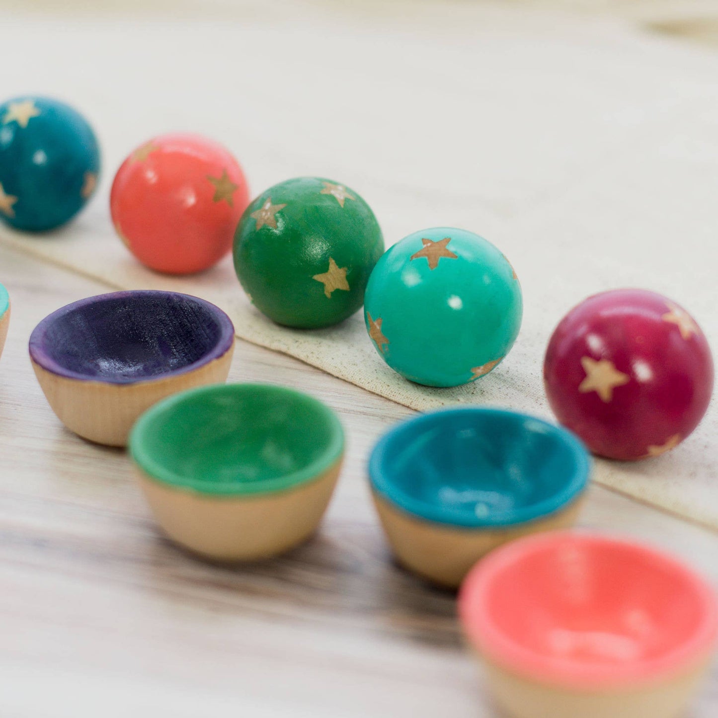 Mini Wooden Bowls