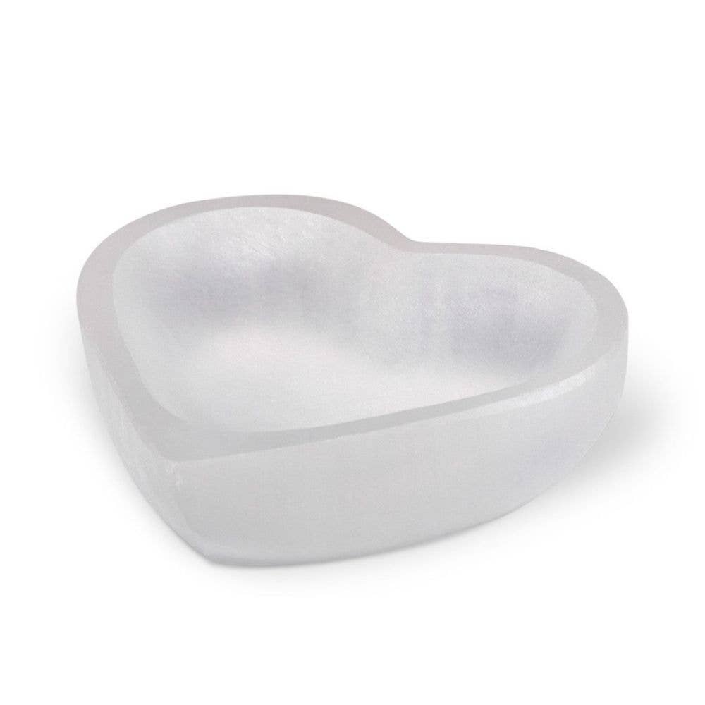 Selenite Trinket Holder - Heart