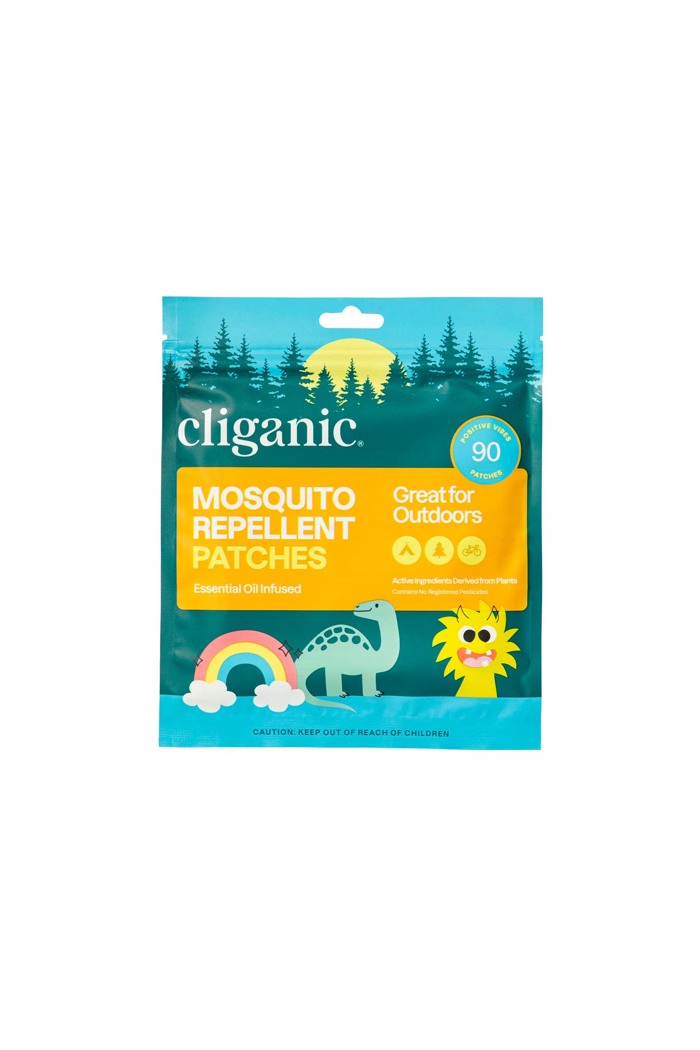 Mosquito Repellent Patches - Positive Vibes for Kids