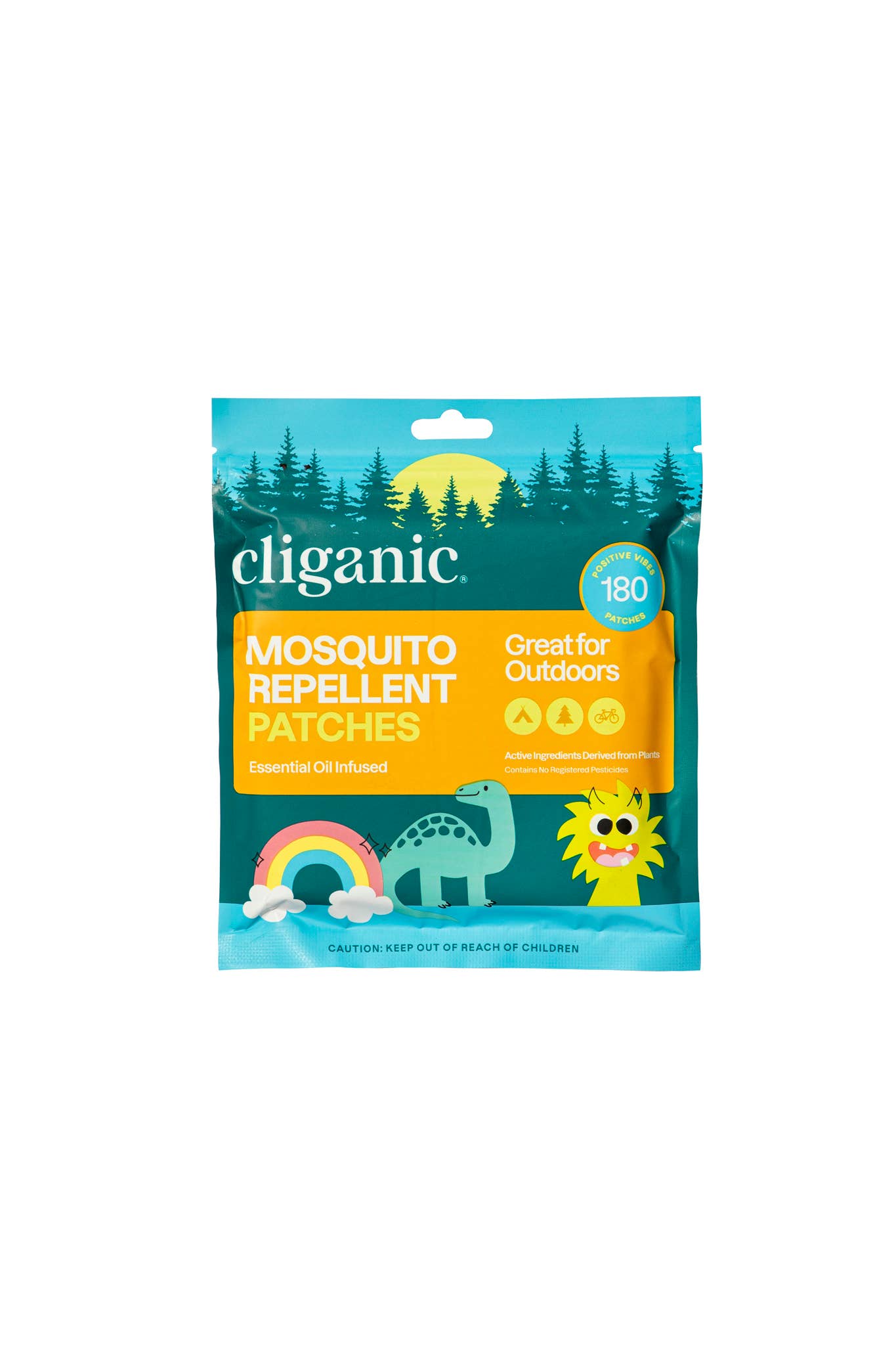Mosquito Repellent Patches - Positive Vibes for Kids