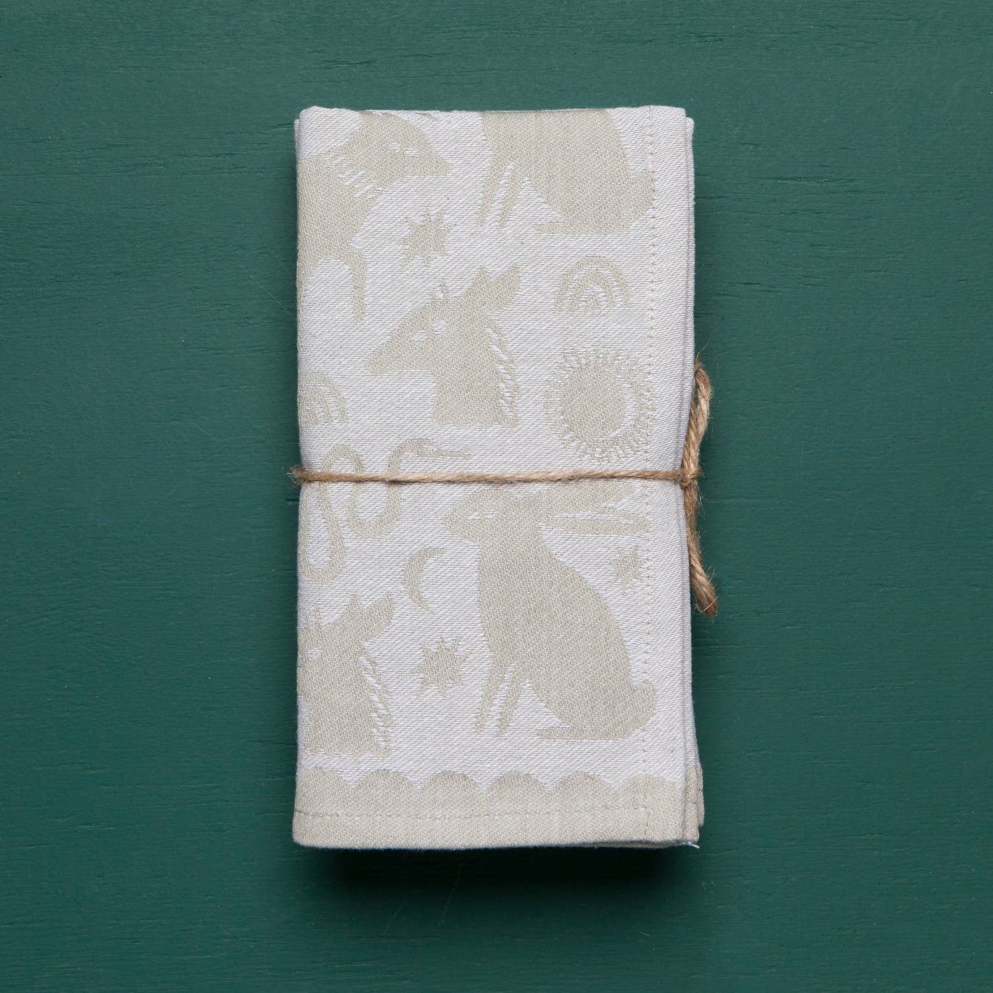 Danica Studio Timber Woven Cotton Jacquard Napkins Set of 4