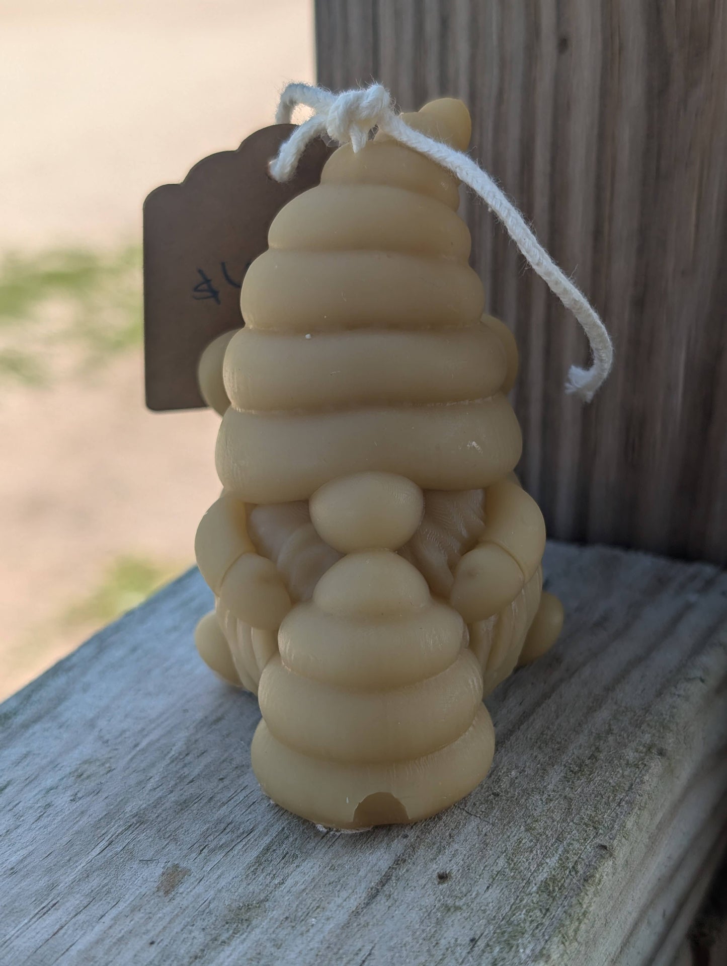 Beeswax Honey themed Gnome Candles