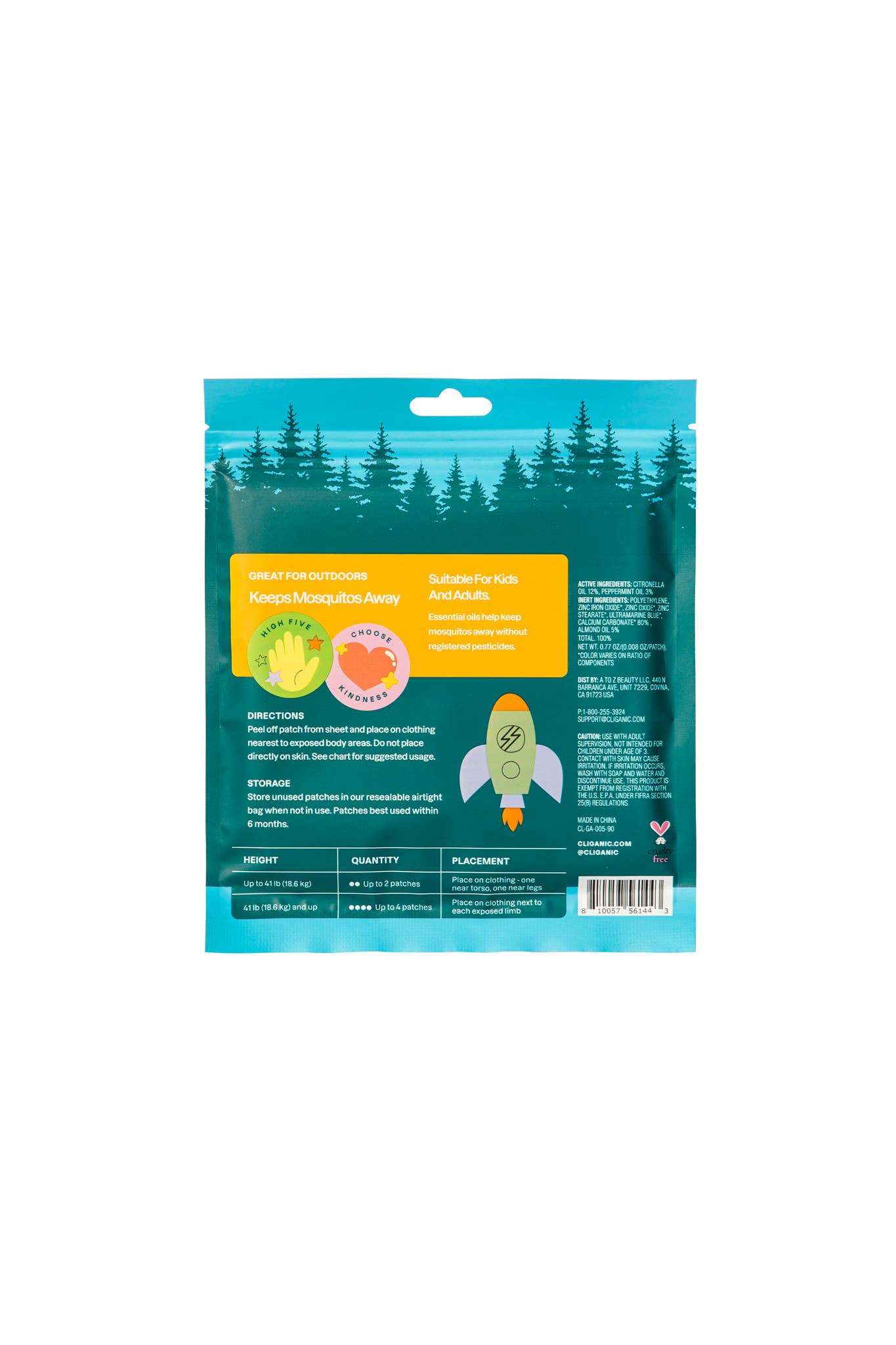 Mosquito Repellent Patches - Positive Vibes for Kids