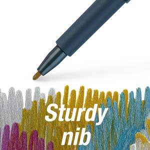 Metallic Multi-Surface Creative Markers, Set of 6