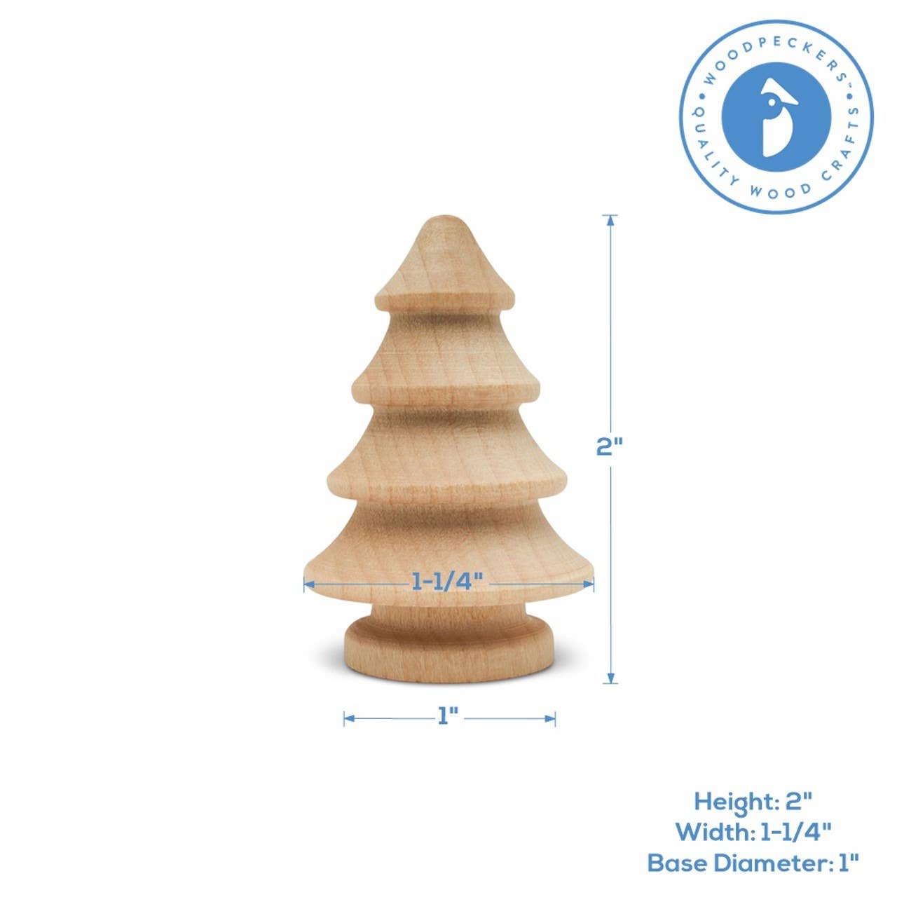 Small Wooden Christmas Decoration Tree