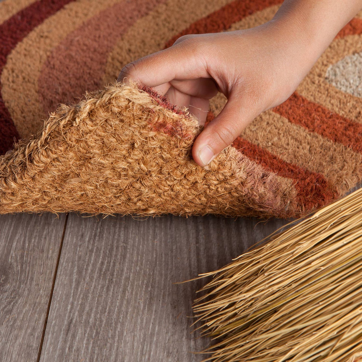 Danica Studio Solstice Coir Fiber Vinyl Backed Doormat