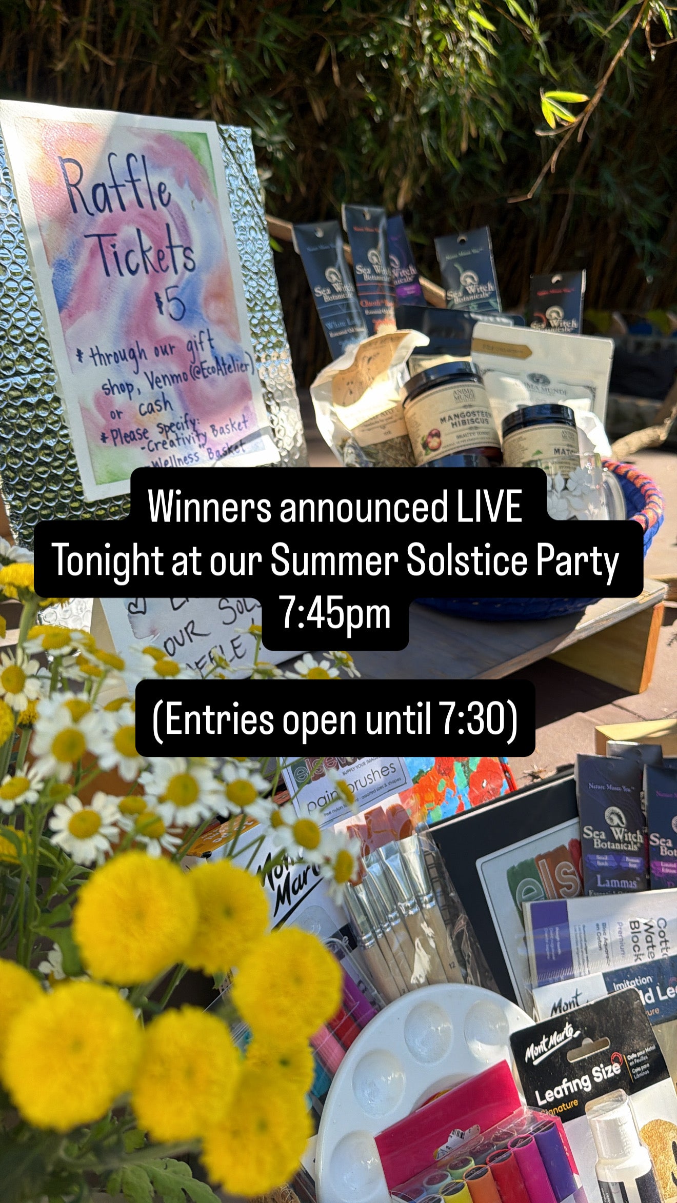 Summer Solstice Give Away - Raffle Tickets