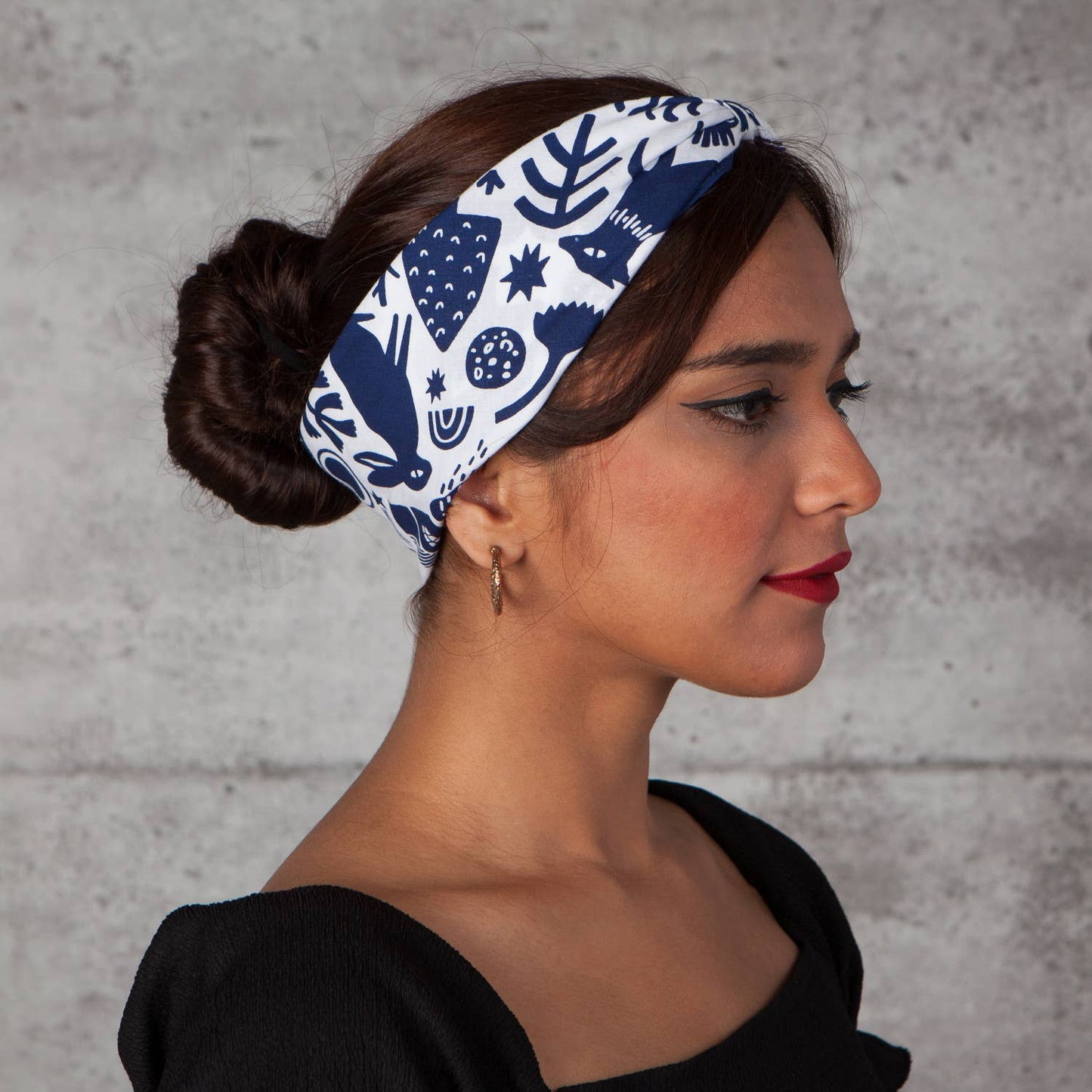 Danica Studio Timber Recycled Cotton Bandana 21 x 21 inches