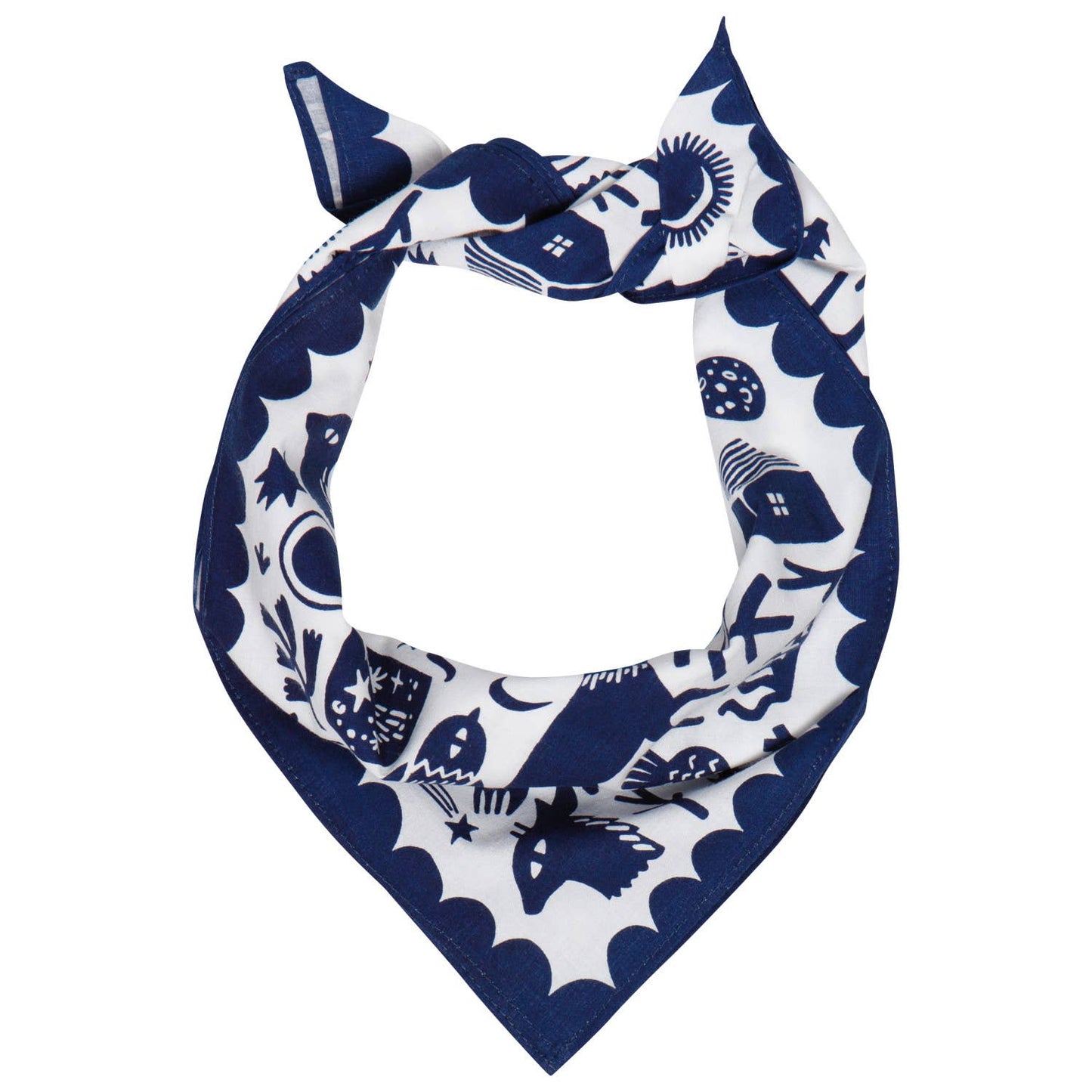 Danica Studio Timber Recycled Cotton Bandana 21 x 21 inches