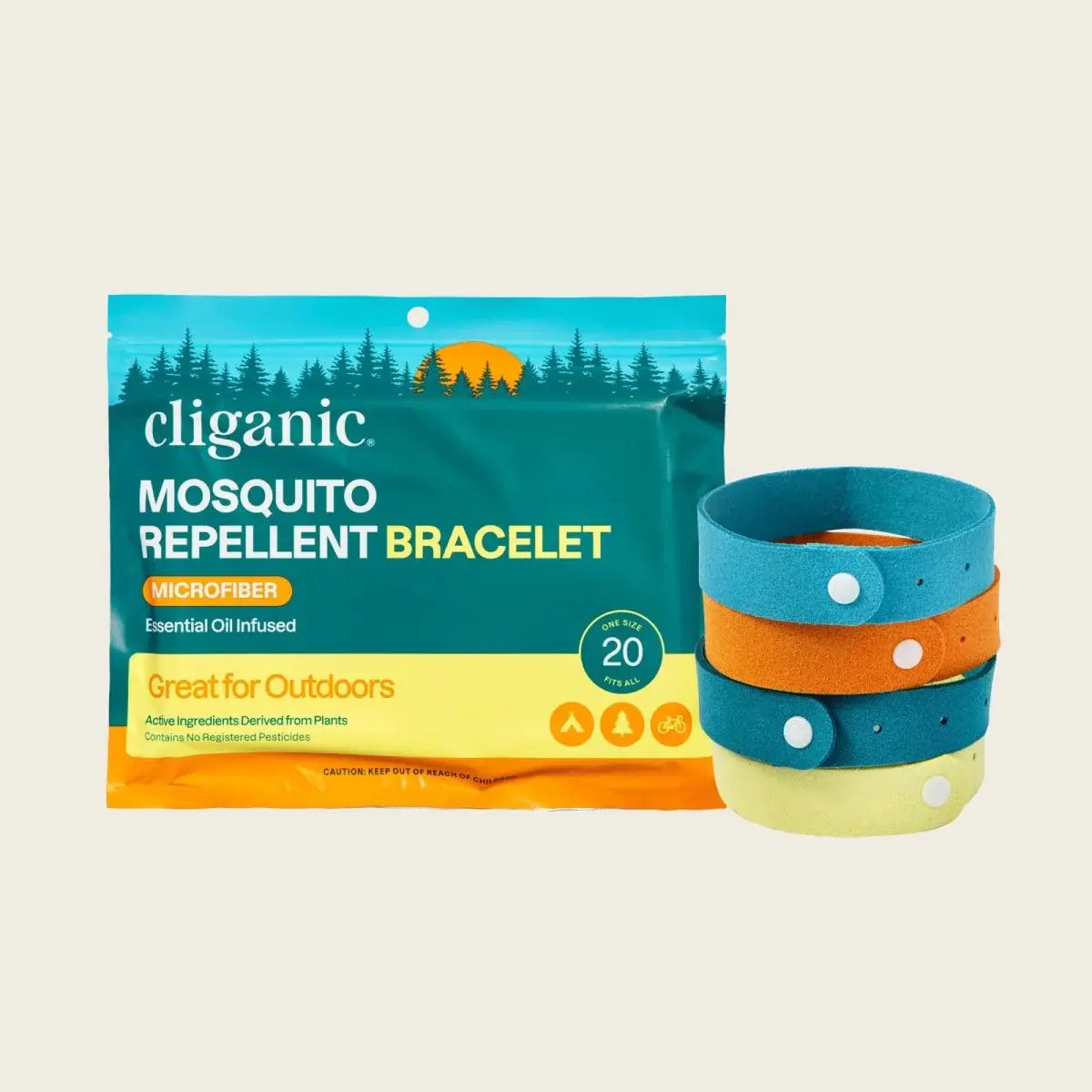 Mosquito Repellent Microfiber Bracelets