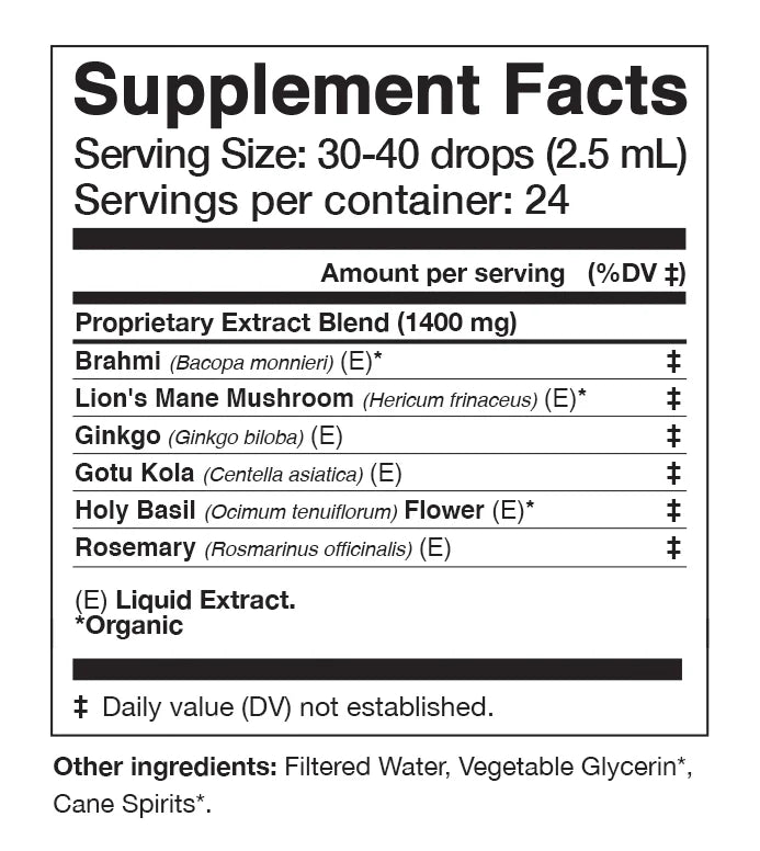 CEREBRUM Tonic | Memory + Cognitive Support*