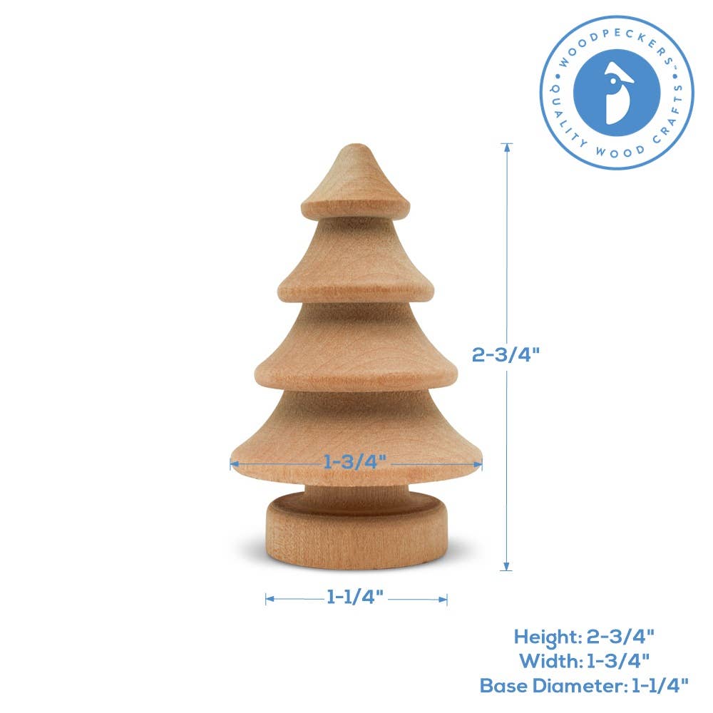 Small Wooden Christmas Decoration Tree