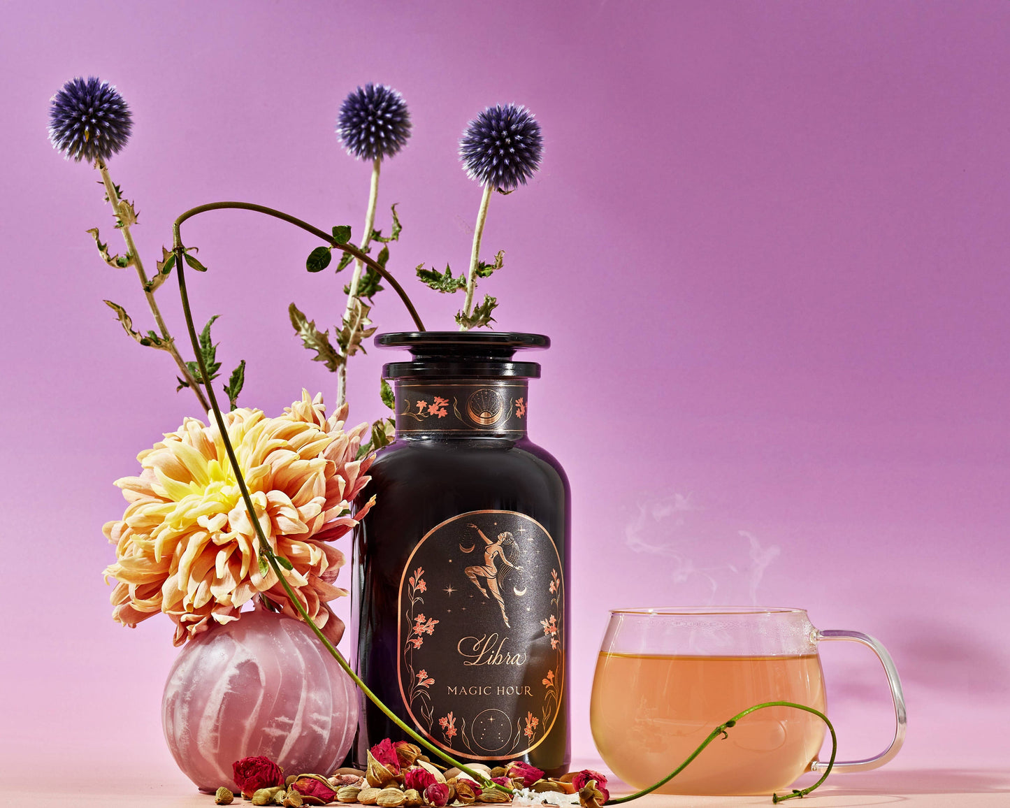 Libra - Shatavari-Cardamom-Rose White Love Cake Tea