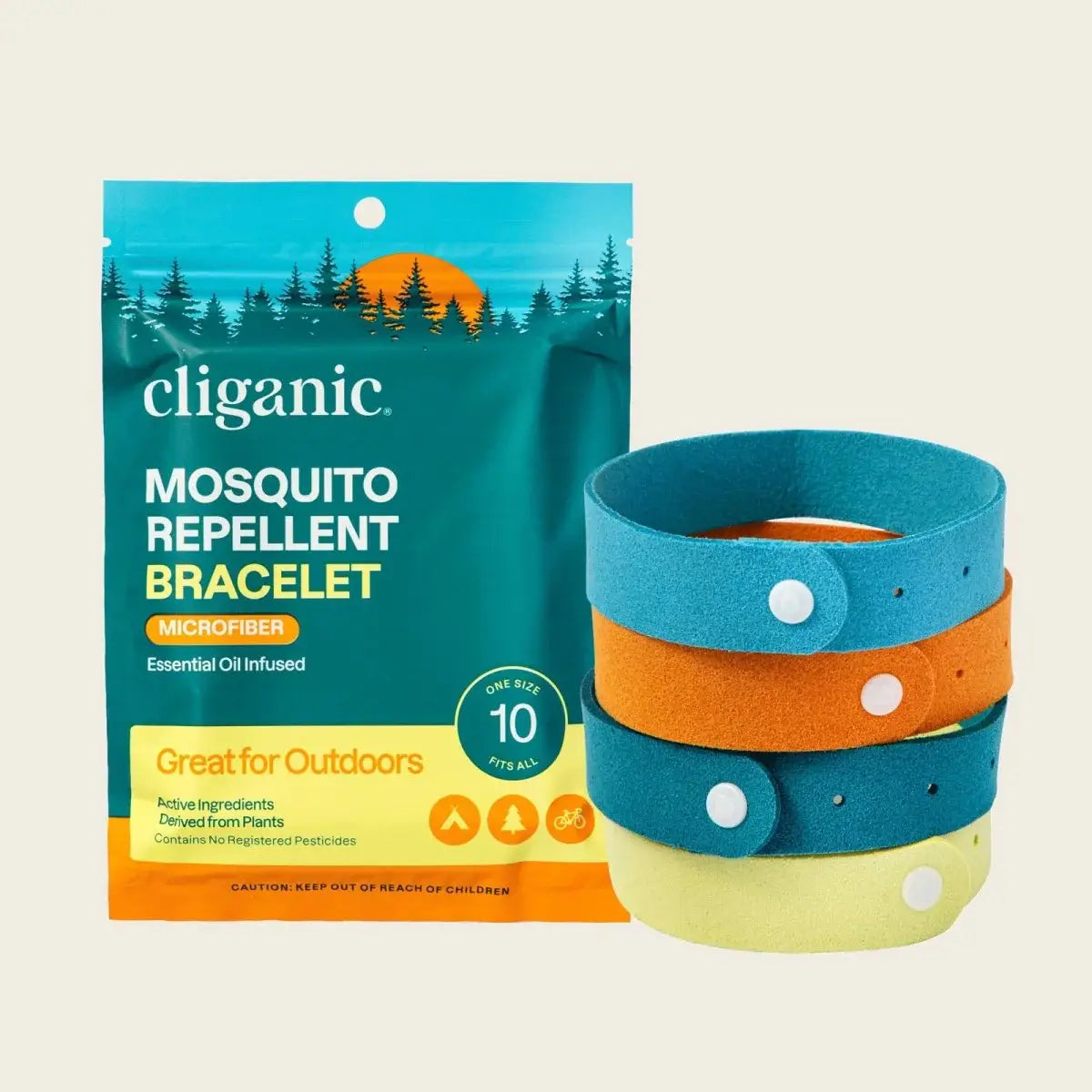 Mosquito Repellent Microfiber Bracelets