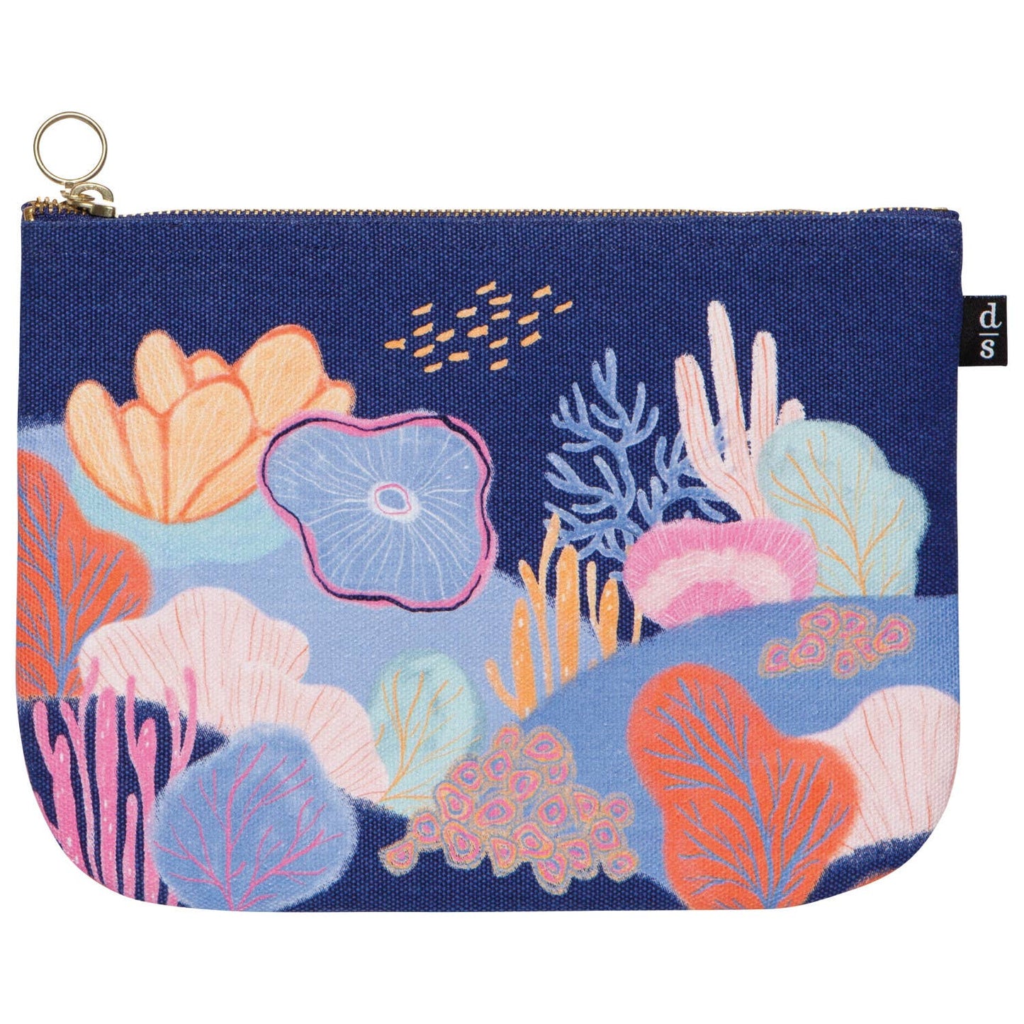 Danica Studio Neptune Large Cotton Zipper Pouch