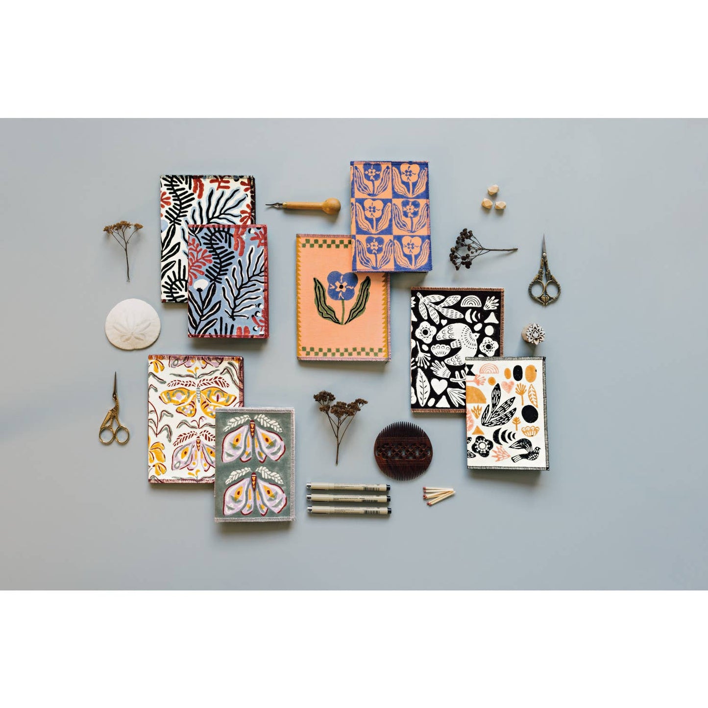 Teppi Block Print Notebooks Set of 2