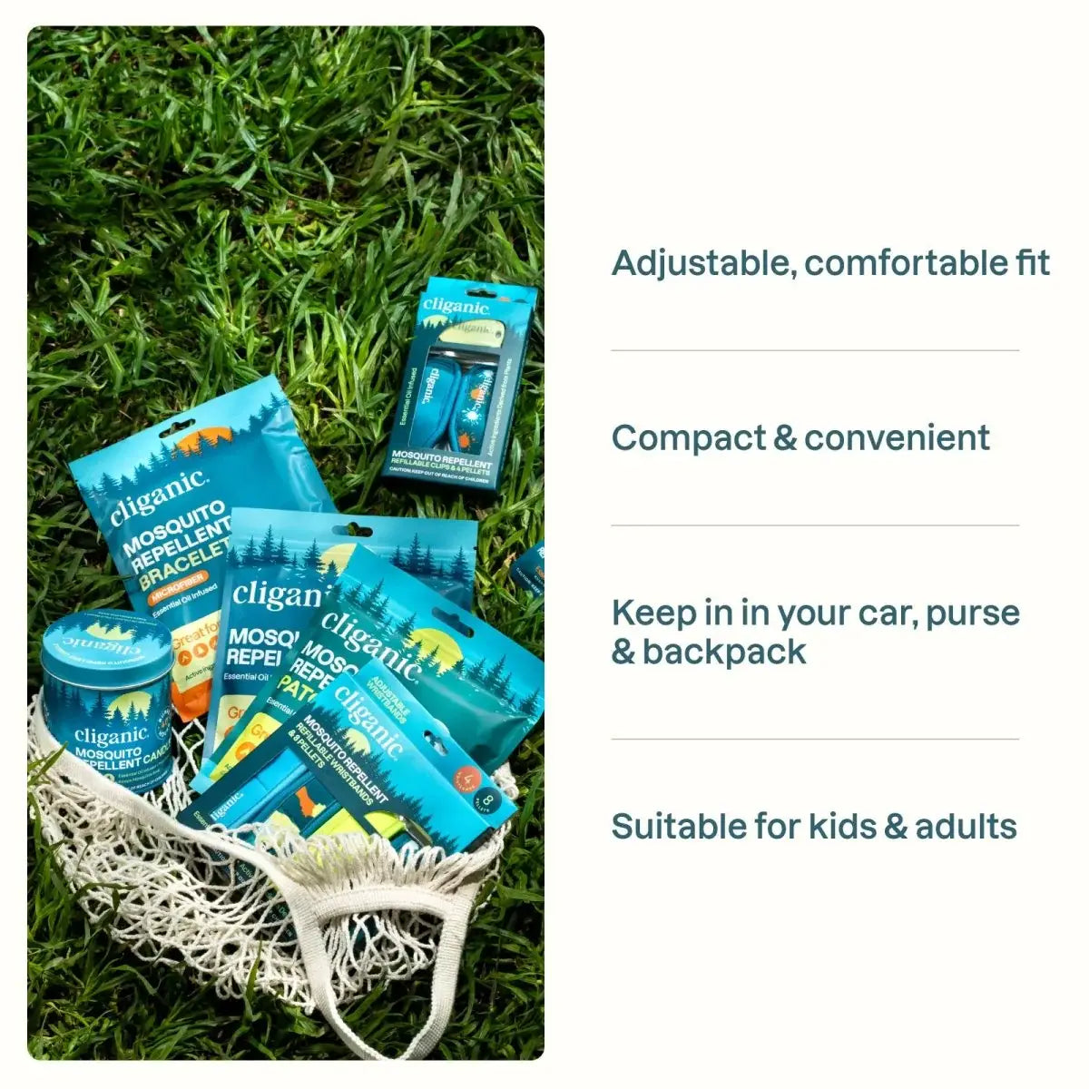 Mosquito Repellent Microfiber Bracelets