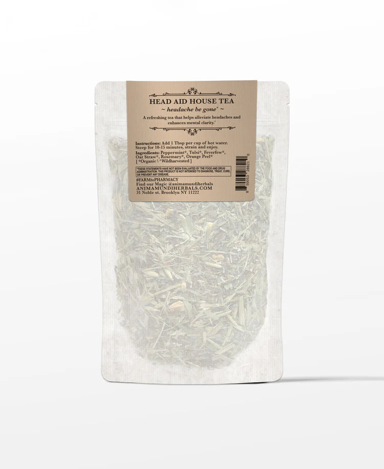 HEAD AID | Headache Be Gone, Organic House Tea