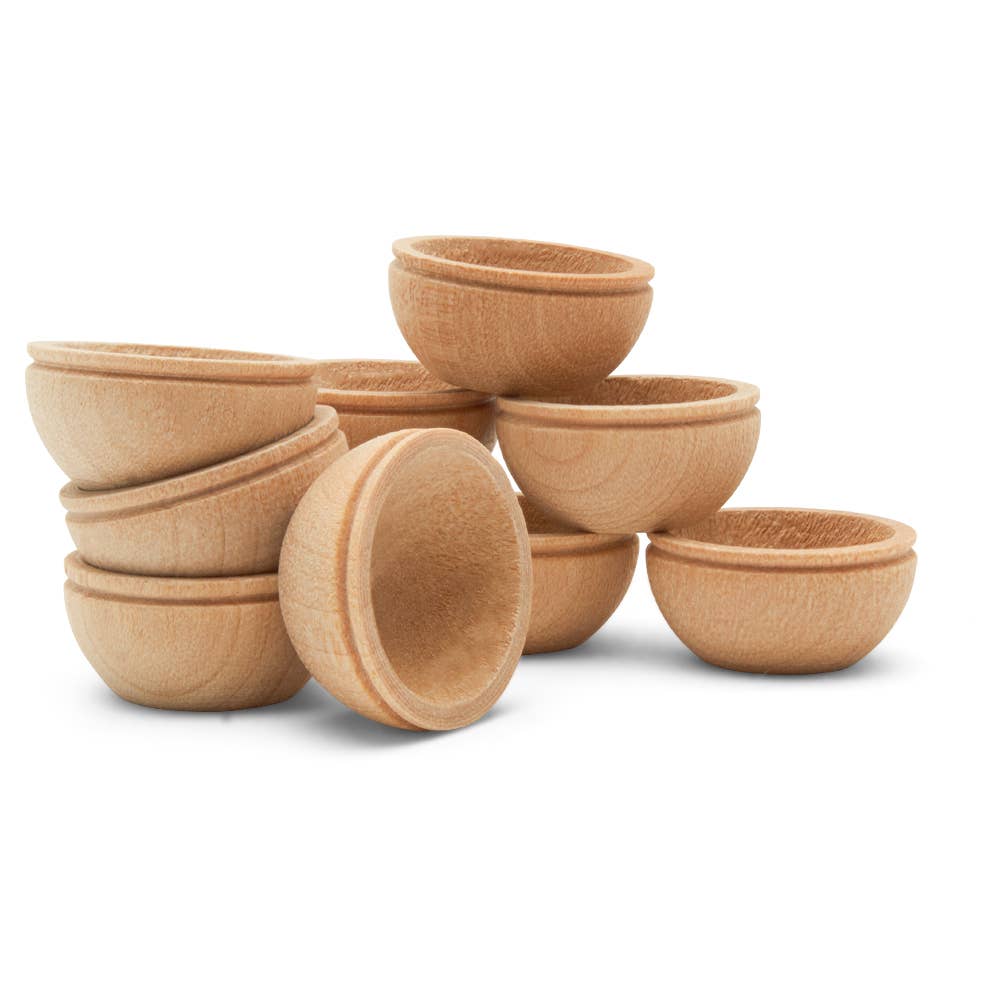 Mini Wooden Bowls