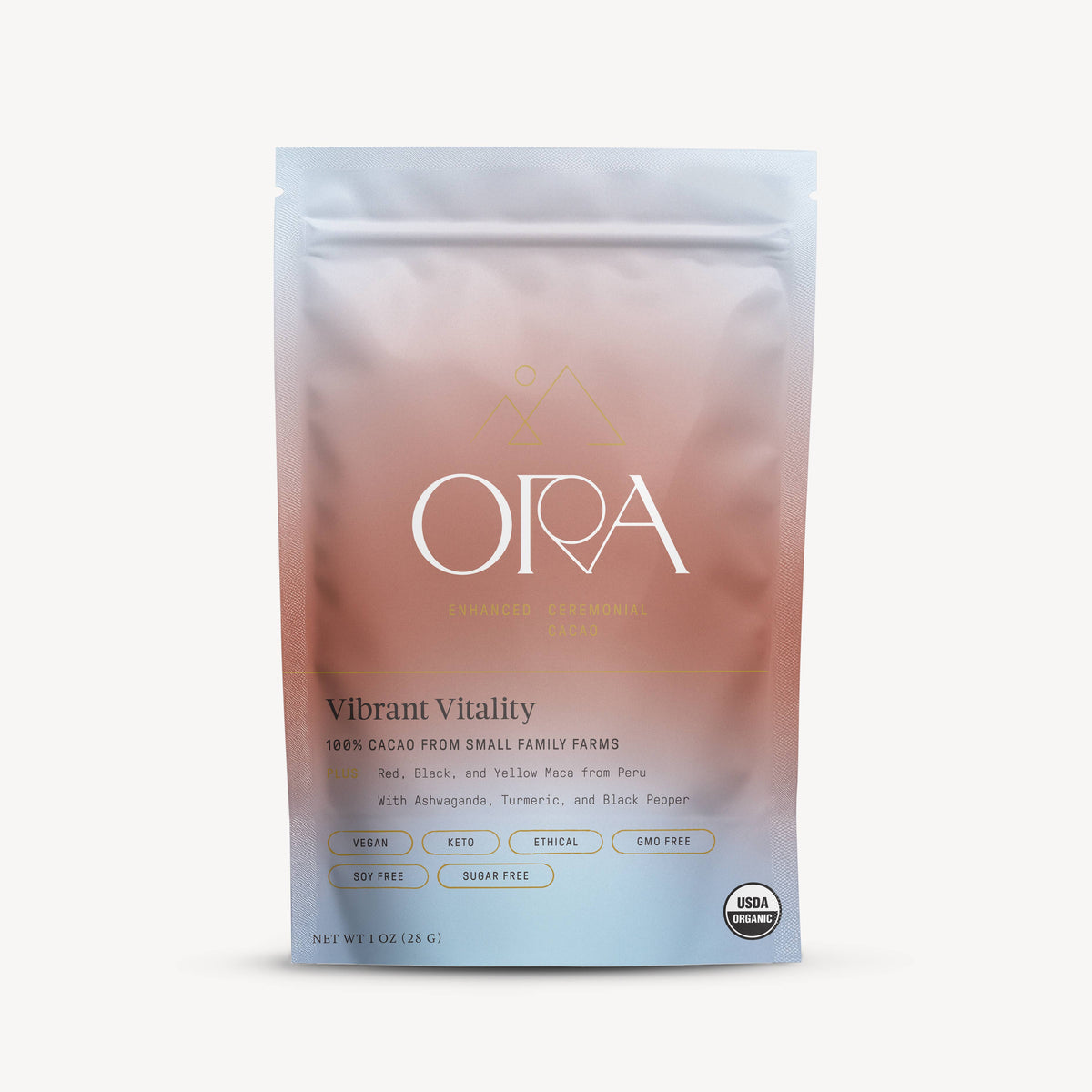 Ceremonial Cacao 1oz Sachets | Vibrant Vitality 100% Organic