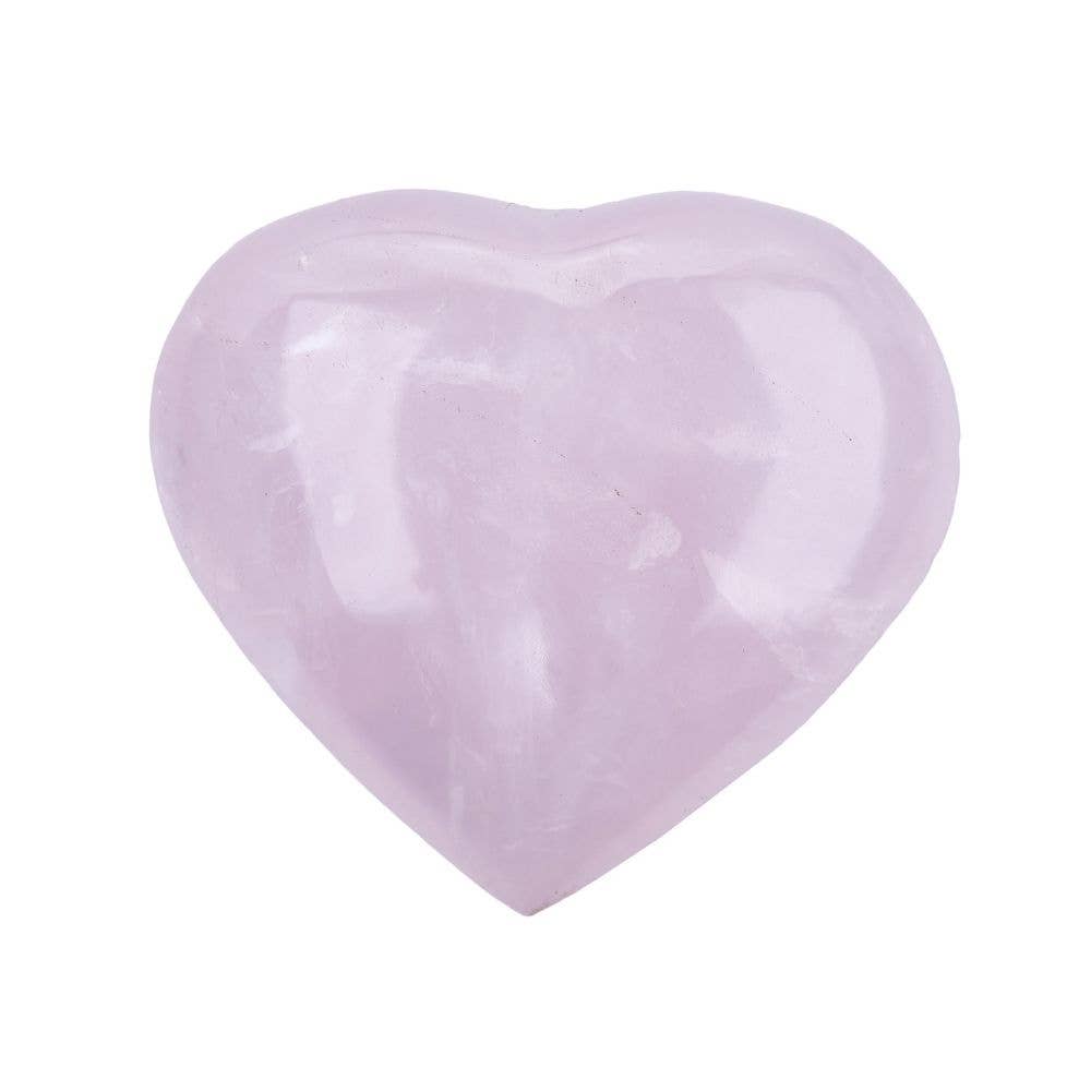Crystal Heart - Rose Quartz