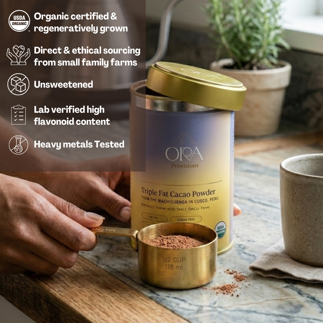 Cacao Powder | Regenerative, 100% Organic, Peru