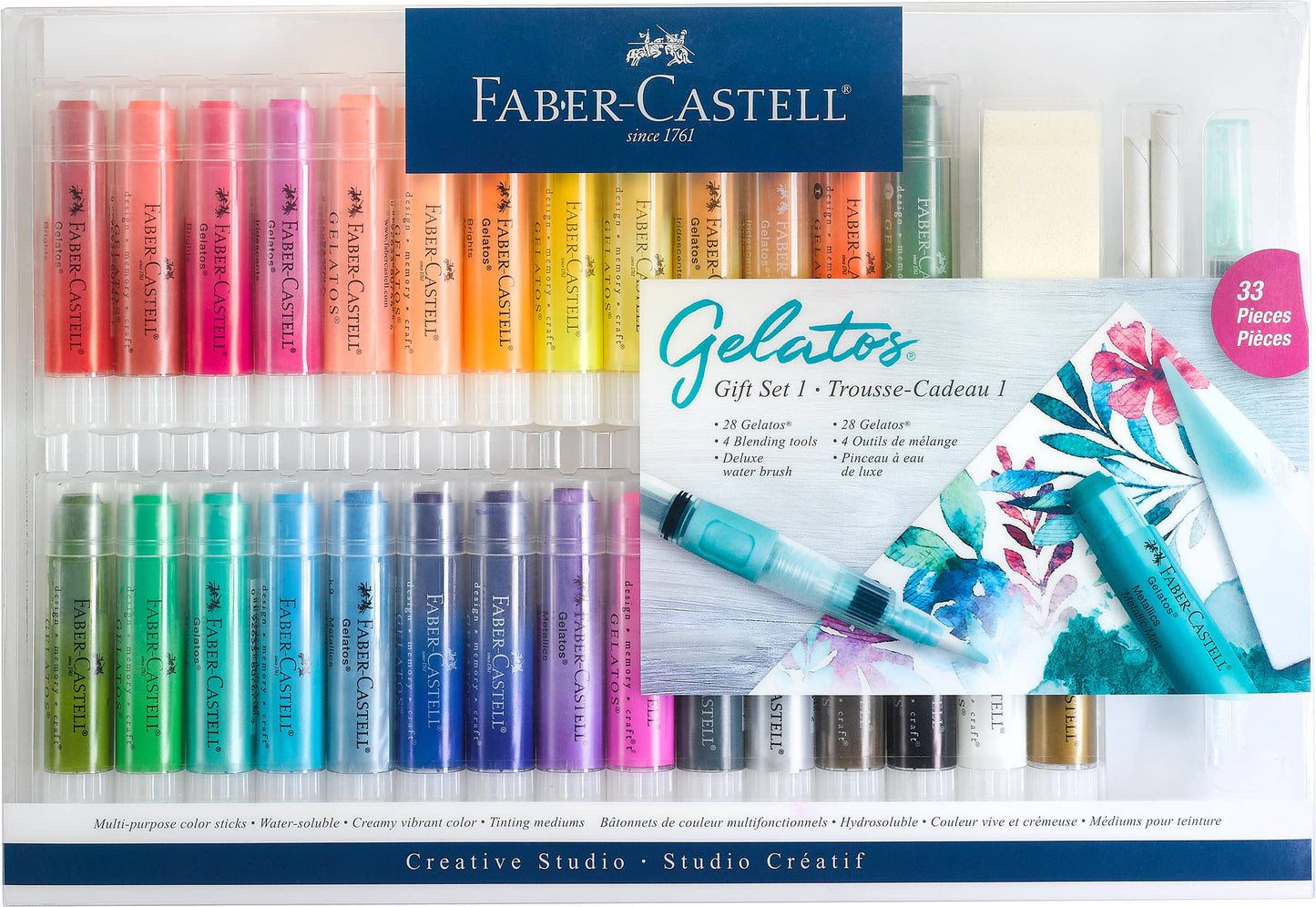 Gelatos Pigment Sticks Art Gift Set for Hobby Artists 1