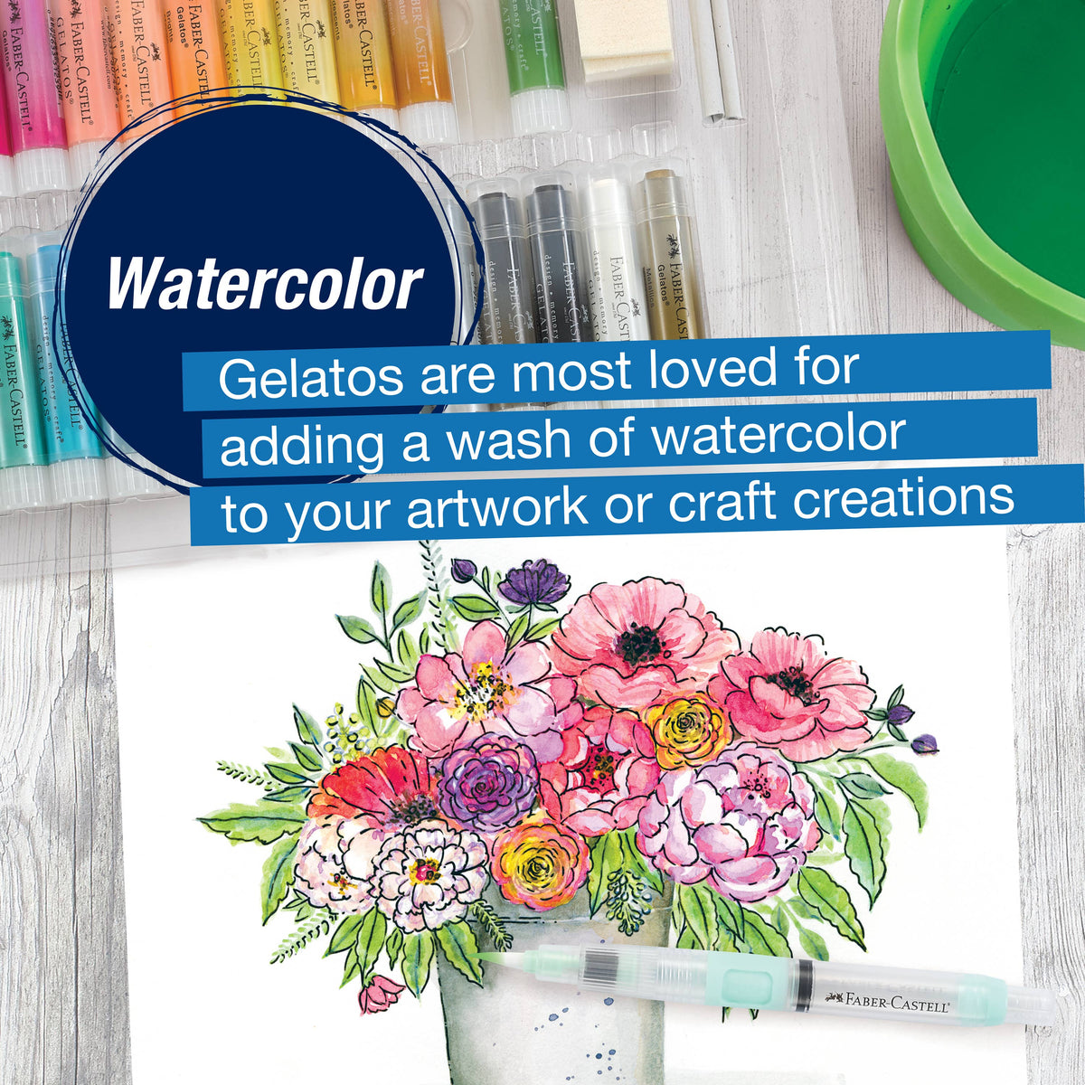 Gelatos Pigment Sticks Art Gift Set for Hobby Artists 1