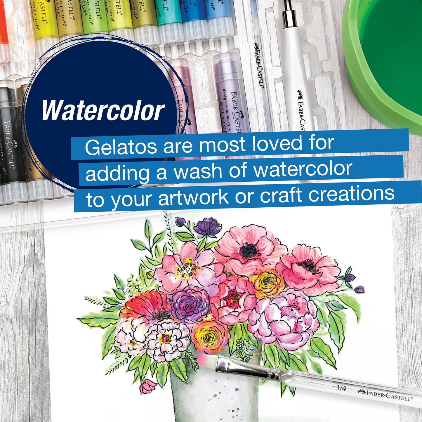 Gelatos Pigment Sticks Art Gift Set for Hobby Artists 2