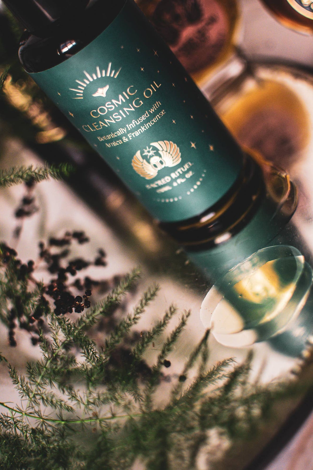 Cosmic Cleansing Oil~ Infused with Arnica & Frankincense