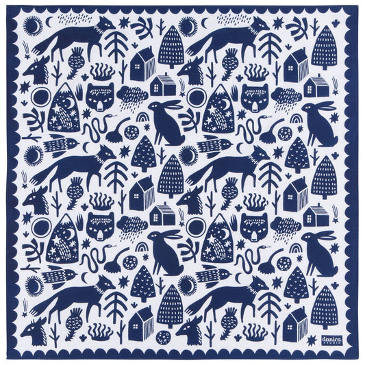 Danica Studio Timber Recycled Cotton Bandana 21 x 21 inches
