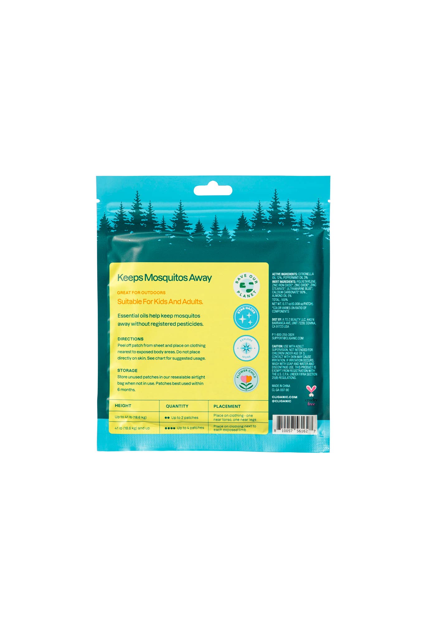 Mosquito Repellent Patches - Camping Patches