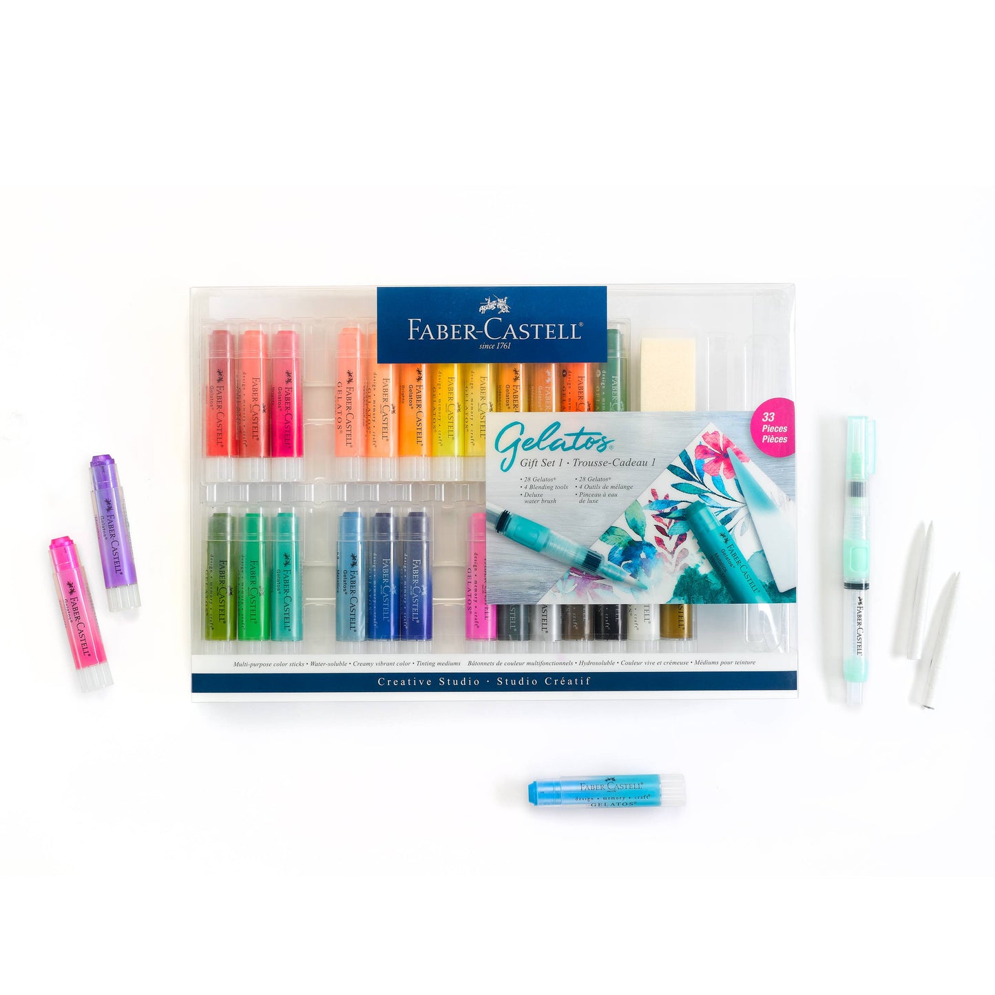 Gelatos Pigment Sticks Art Gift Set for Hobby Artists 1