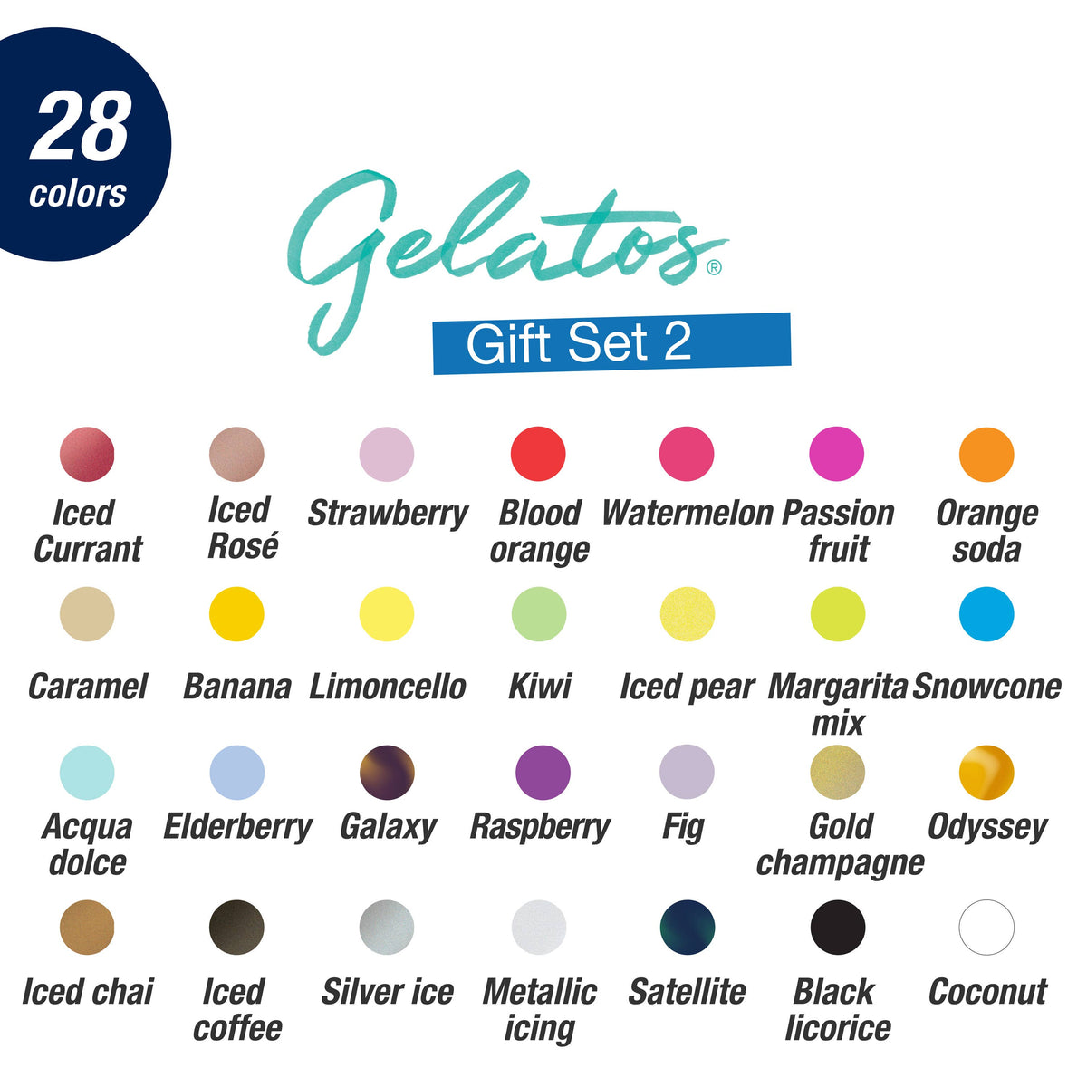 Gelatos Pigment Sticks Art Gift Set for Hobby Artists 2