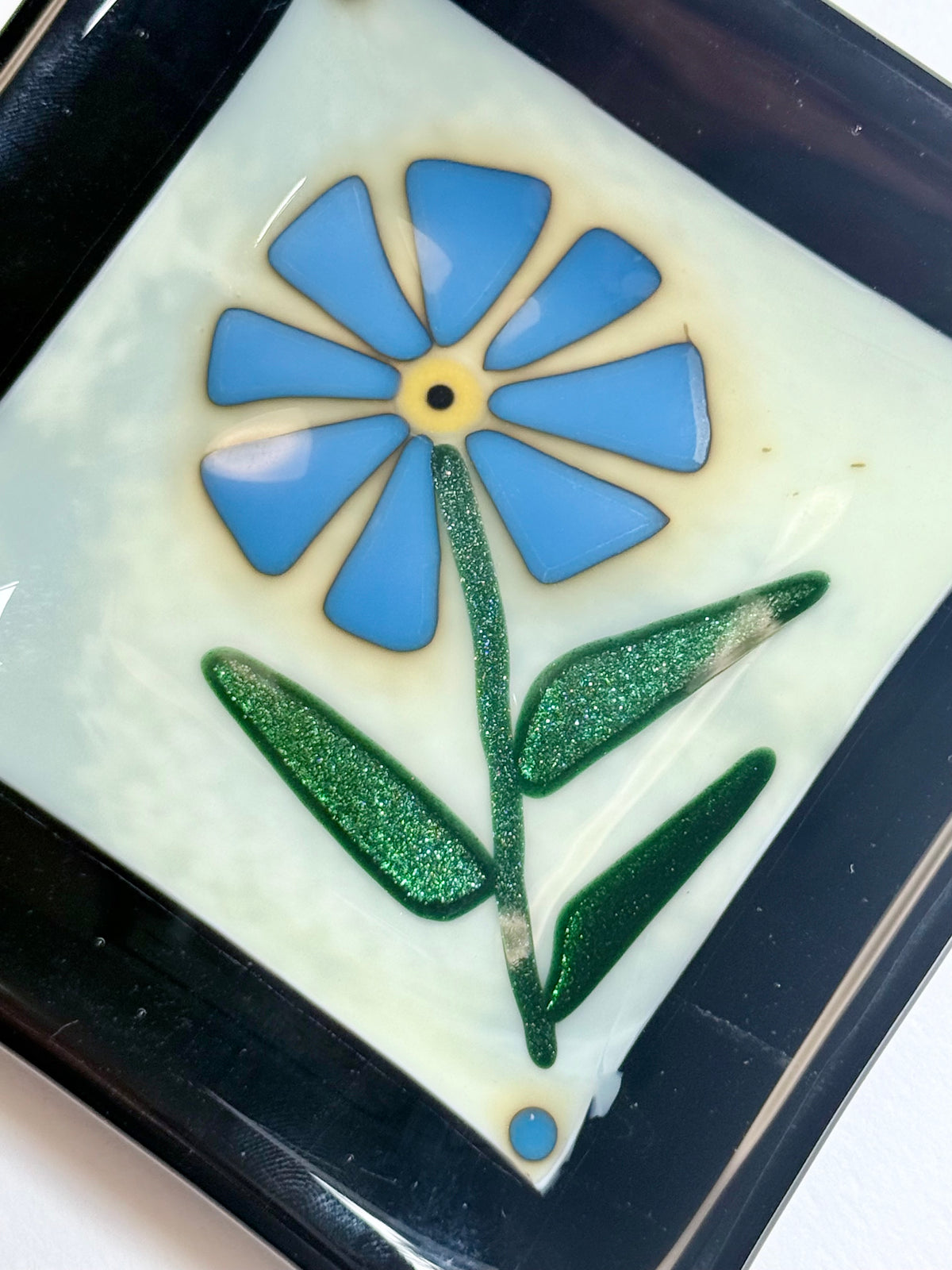 Fused Glass - 3" x 3" to 3.5" x 3.5" Square Dish (Depths Vary)