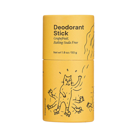 Grapefruit Baking Soda Free Deodorant Stick