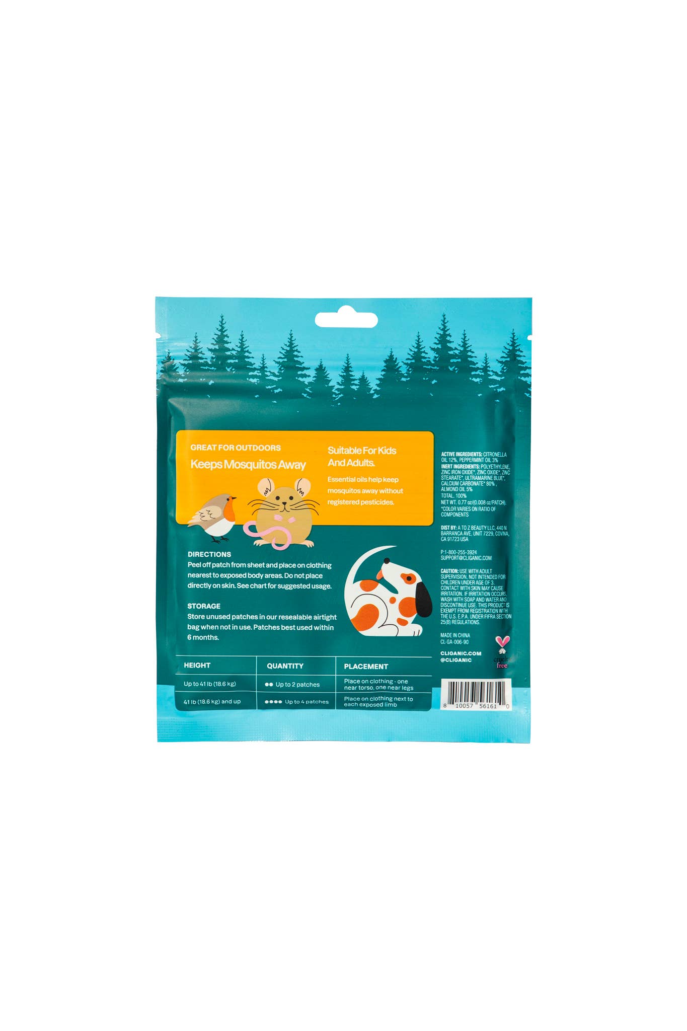 Mosquito Repellent Patches - Animal Patches for Kids