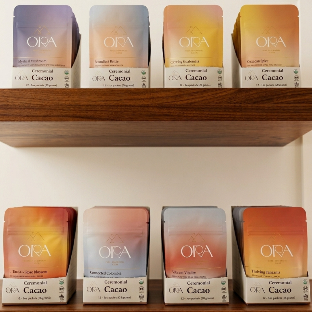 Ceremonial Cacao 1oz Sachets | Vibrant Vitality 100% Organic
