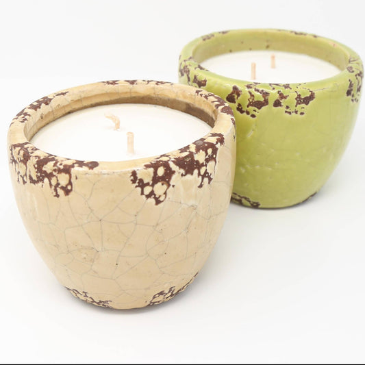 Mosquito Repellent Ceramic Garden Candle (13oz) - Case of 6