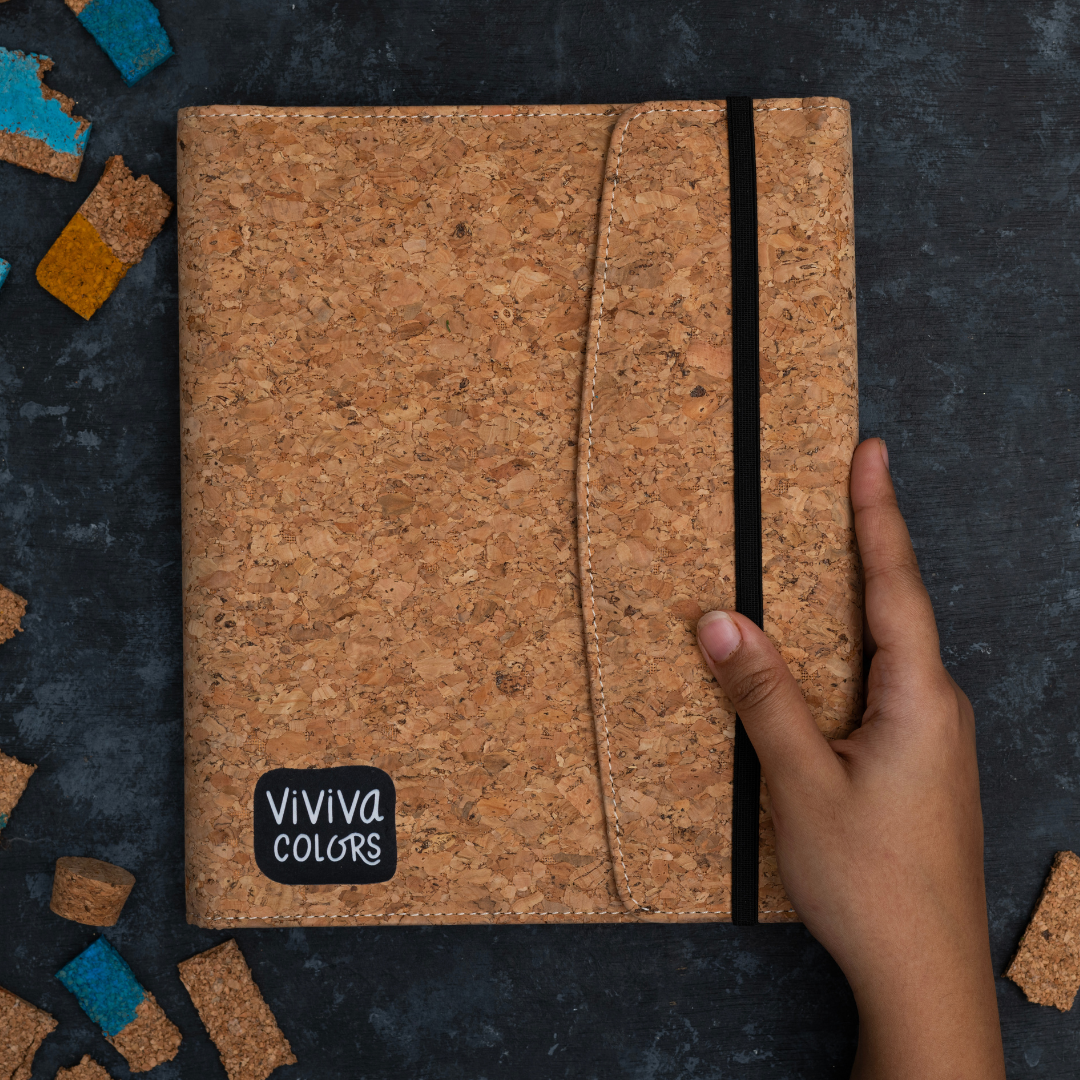 A6 Cork -  Meditative with Art Kit - Around the World