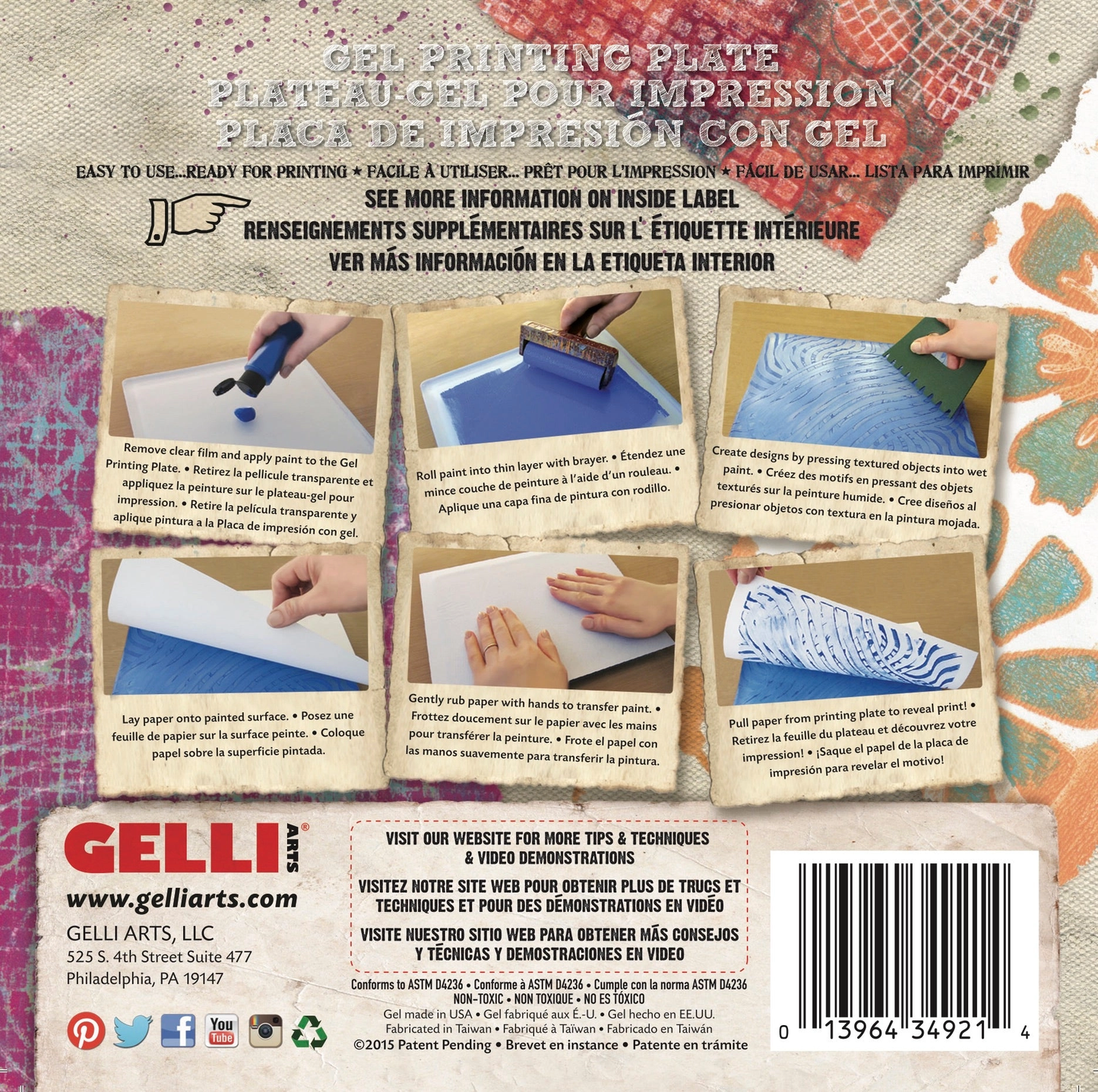 Gelli® Printing Plate