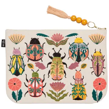 Danica Studio Large Cotton Zipper Pouch