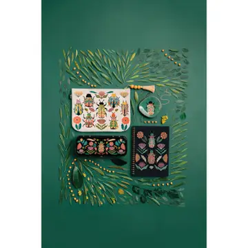 Danica Studio Large Cotton Zipper Pouch