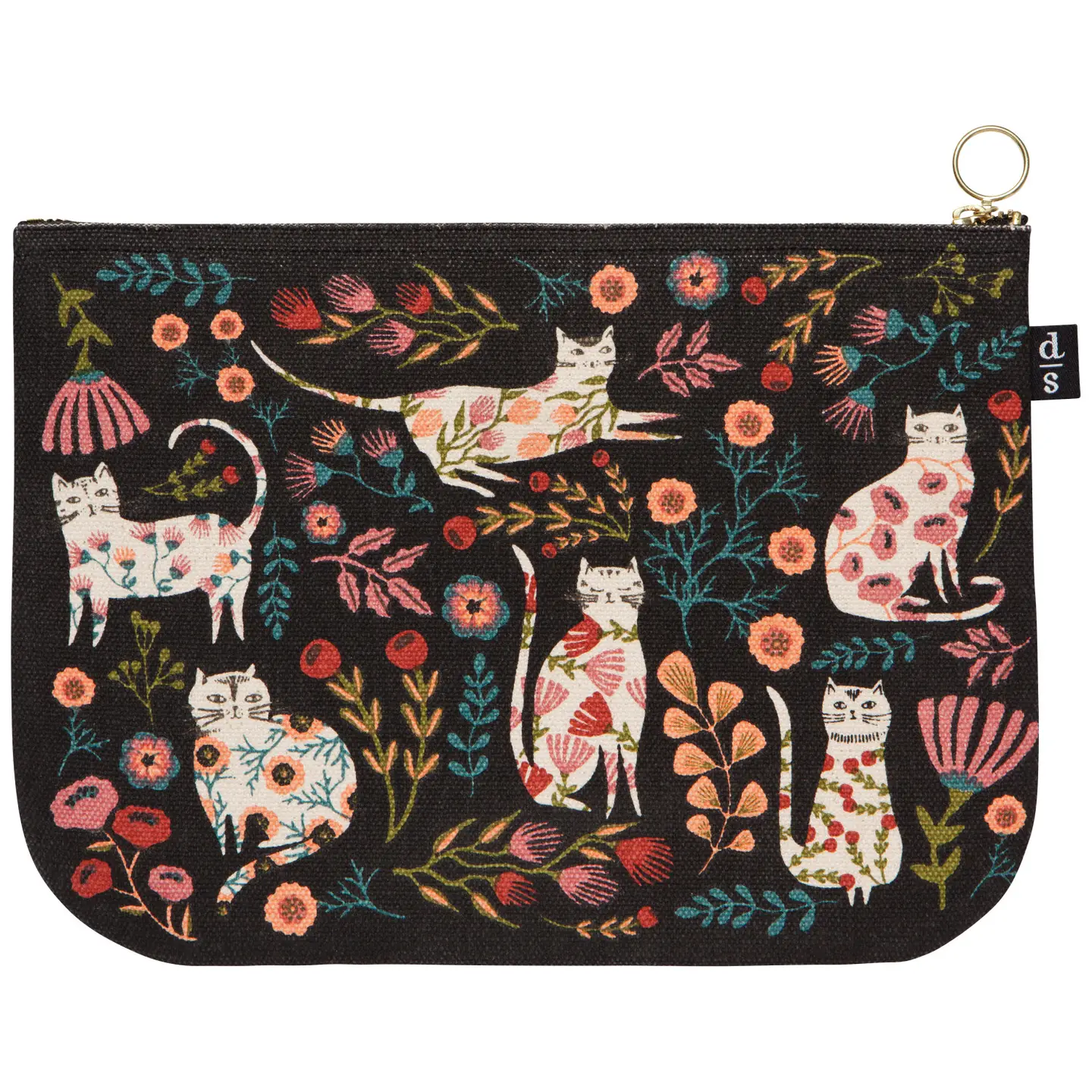 Danica Studio Large Cotton Zipper Pouch