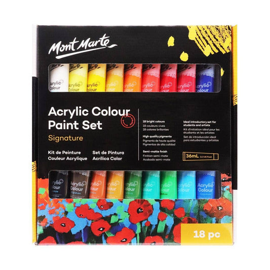 Acrylic Colour Paint Set Signature 18 pc. x 1.2 US fl. oz.