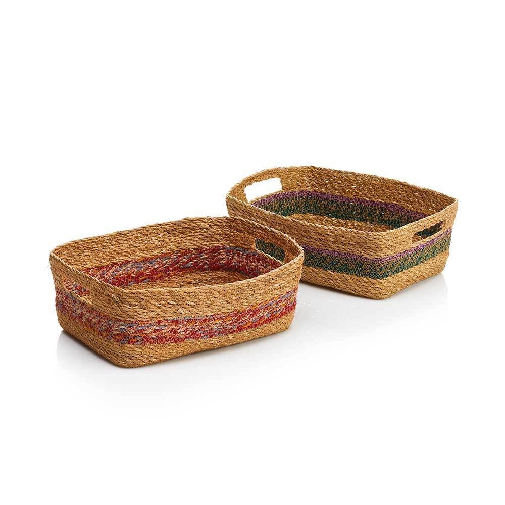 Small Chindi Dora Baskets - Set of 2