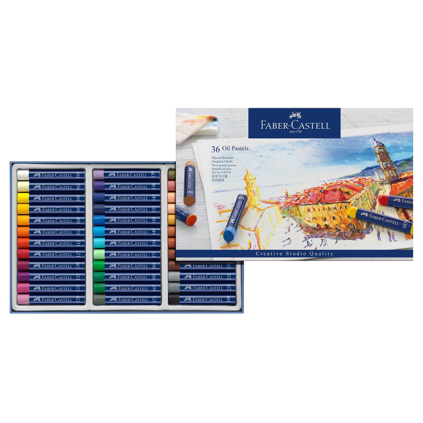 Oil Pastels, Set of 36